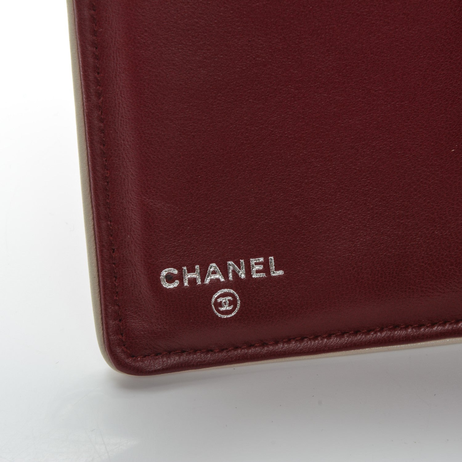 Chanel Lambskin Mademoiselle Yen Wallet Red 6 of 9