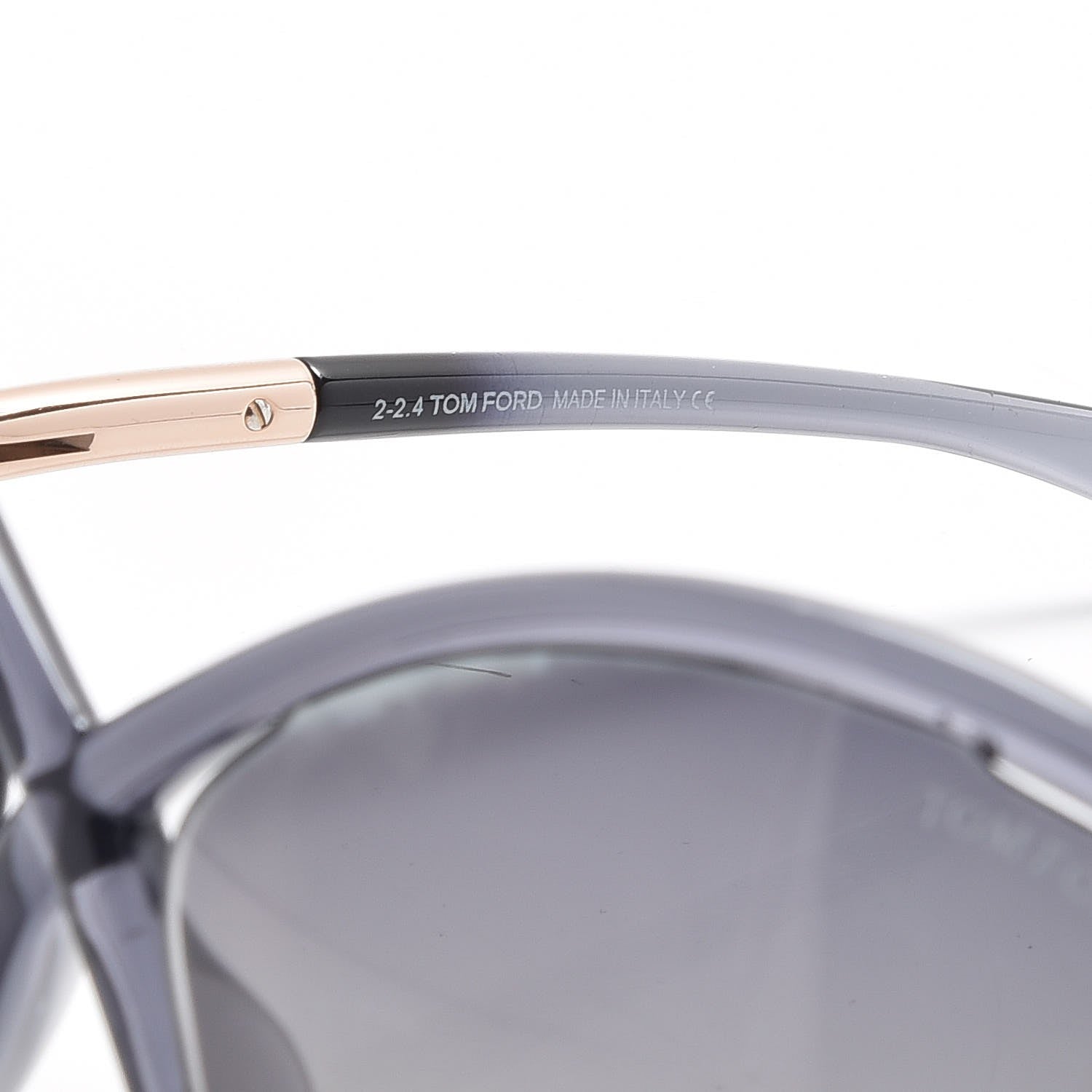 Tom Ford Acetate Whitney Crossover Sunglasses TF9 Grey 4 of 7