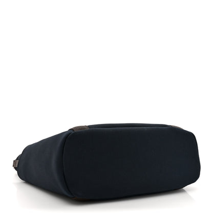 Hermes Toile Sac De Pansage Groom Bleu Navy Feu 4 of 15