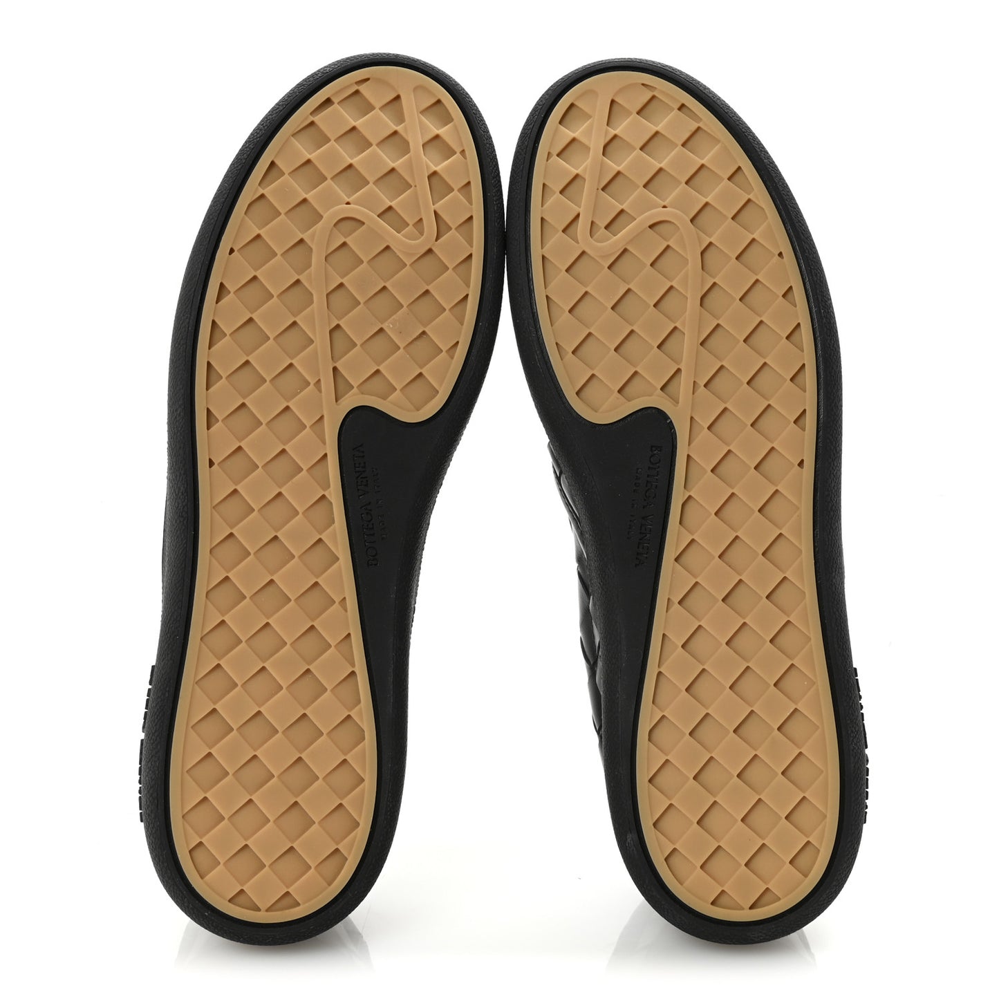 Nappa Intrecciato Mens Sawyer Slip On Sneakers 42 Black