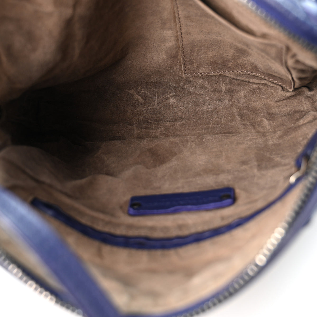 Nappa Intrecciato Nodini Crossbody Messenger Atlantic