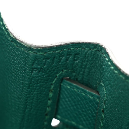 Hermes Epsom Kelly Sellier 28 Malachite 7 of 11