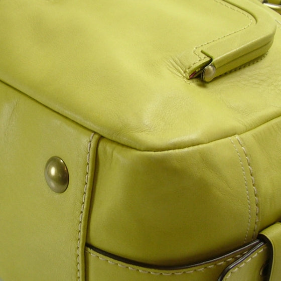 COACHLeatherLegacyEllieLimeGreen11158