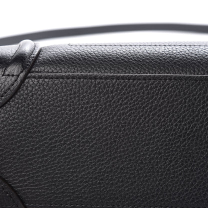 Celine Drummed Calfskin Nano Luggage Black 9 of 9