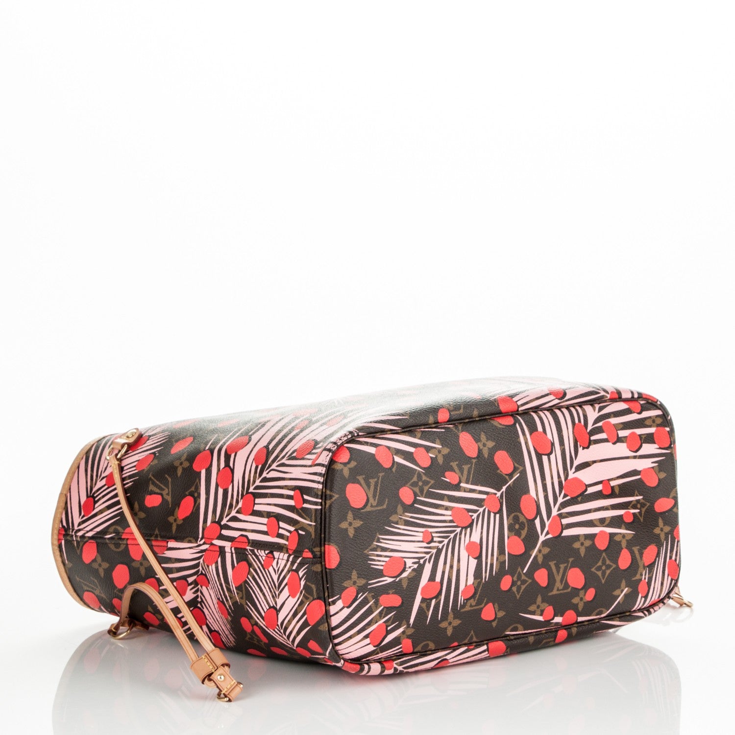 Louis Vuitton Monogram Jungle Dots Neo Neverfull MM Sugar Pink Poppy 4 of 8