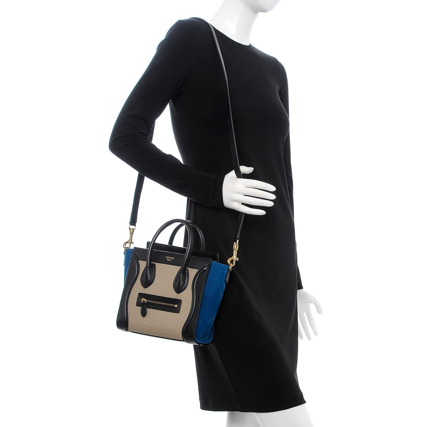 Bullhide Calfskin Nubuck Bicolor Nano Luggage