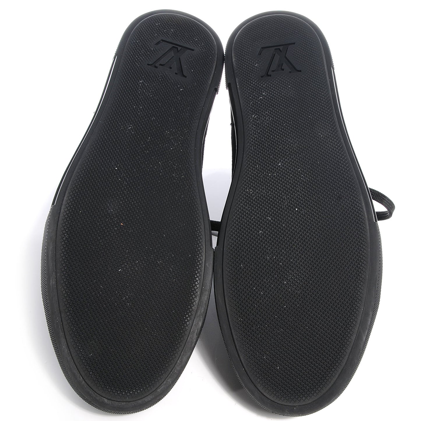 Suede Sequins Perforated Punchy High Top Sneakers 38 Black