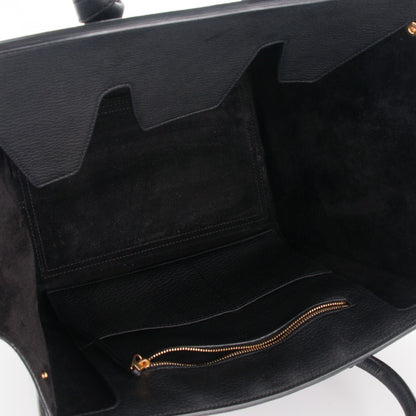 Celine Crisped Calfskin Mini Tie Knot Tote Black 5 of 9