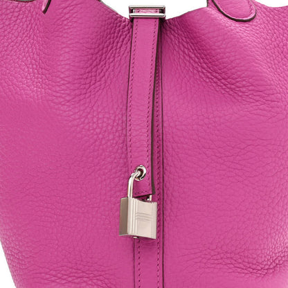 Hermes Taurillon Clemence Picotin Lock 18 PM Magnolia 8 of 10