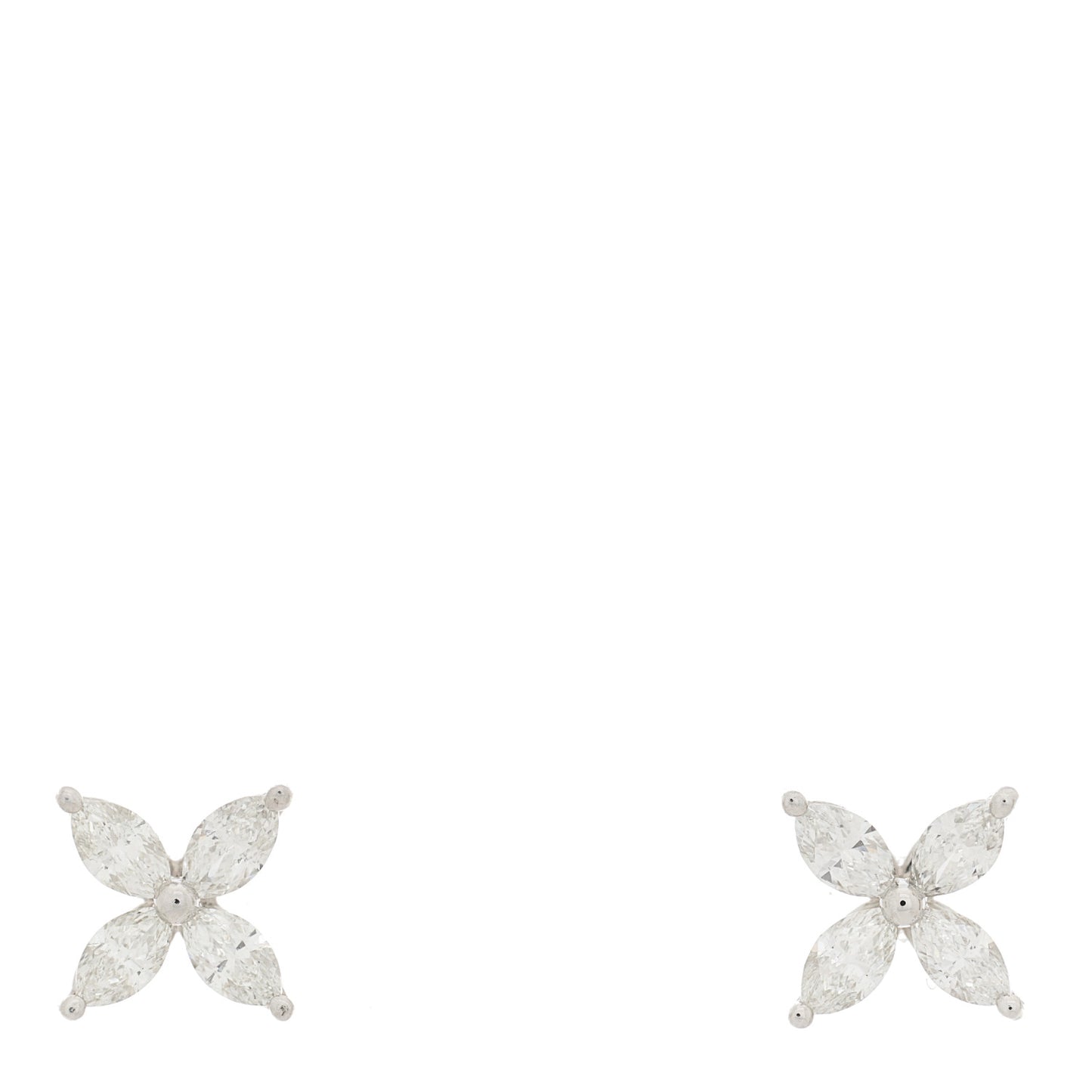 Platinum Diamond .19ct Mini Victoria Earrings