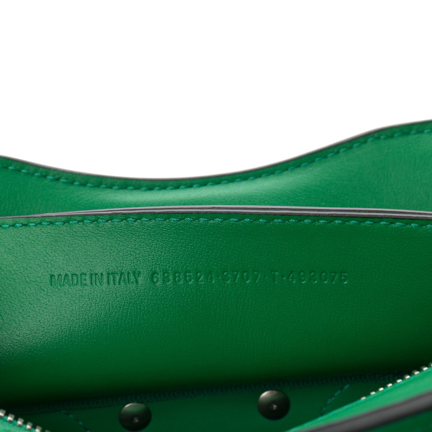 Smooth Calfskin Neo Classic Silver Hardware Mini City Grass Green