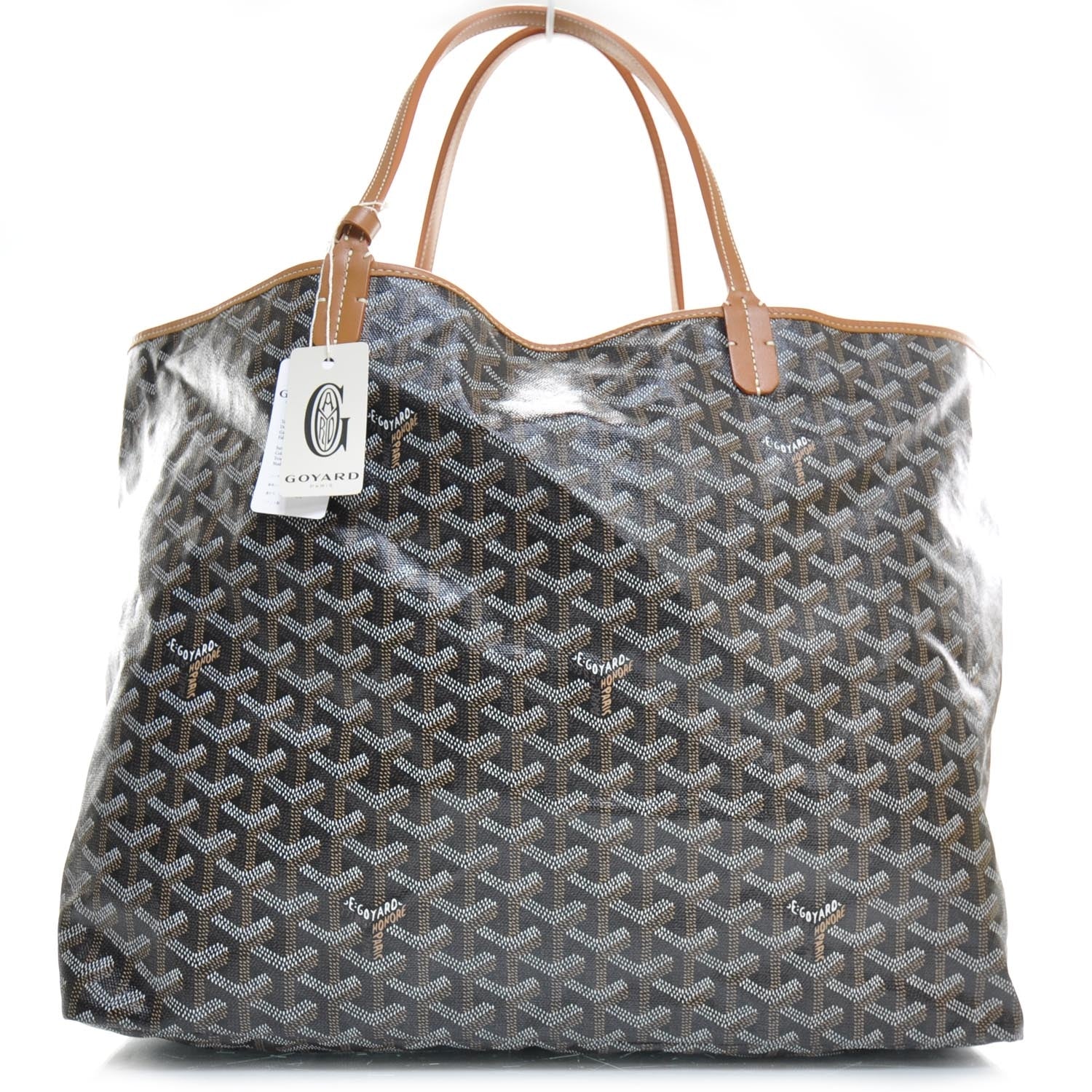 Goyard Goyardine Saint Louis GM Black Gold 1 of 13