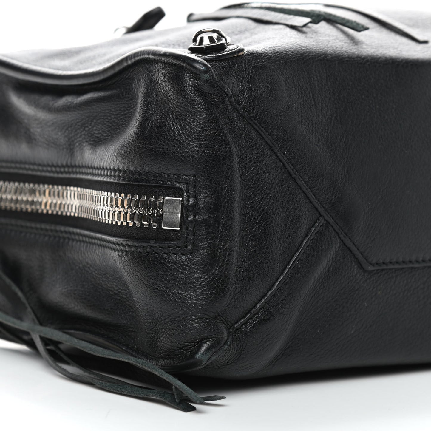 Veau Papier A6 Zip Around Tote Black