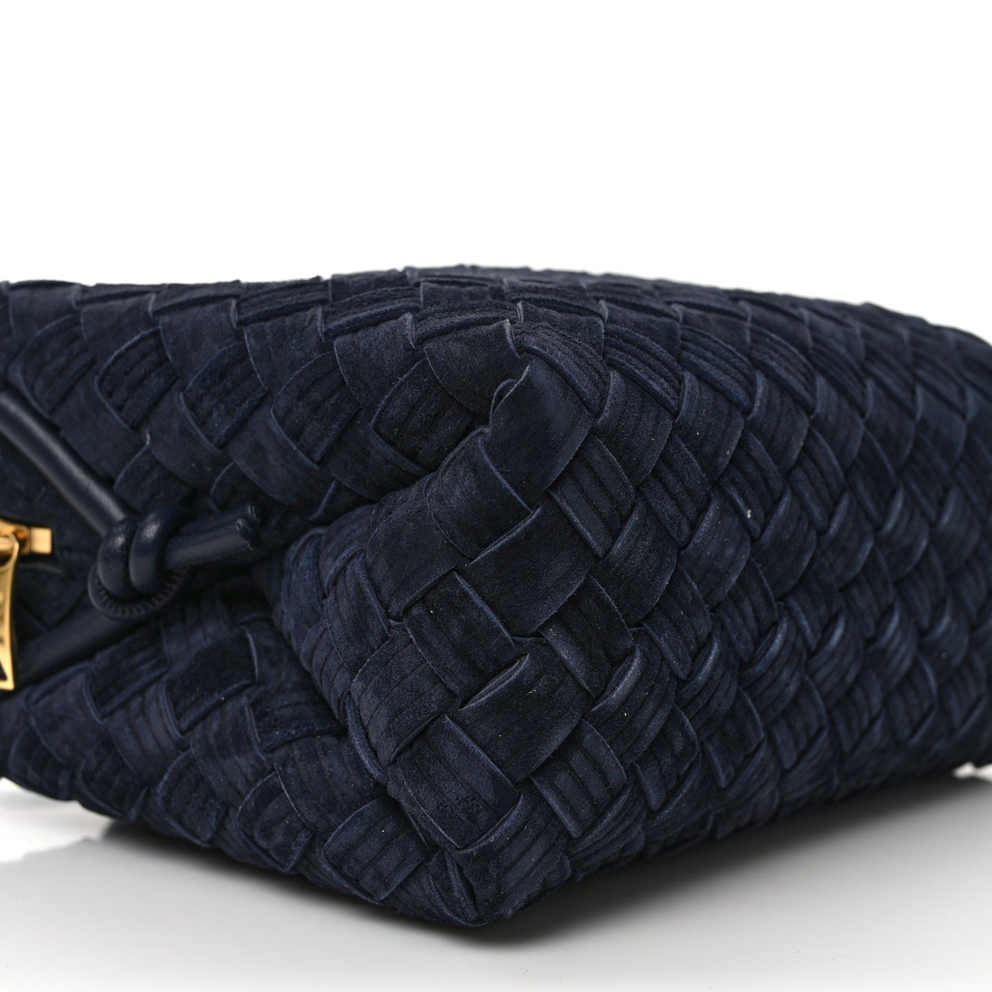 Suede Intrecciato Small Loop Camera Bag Space