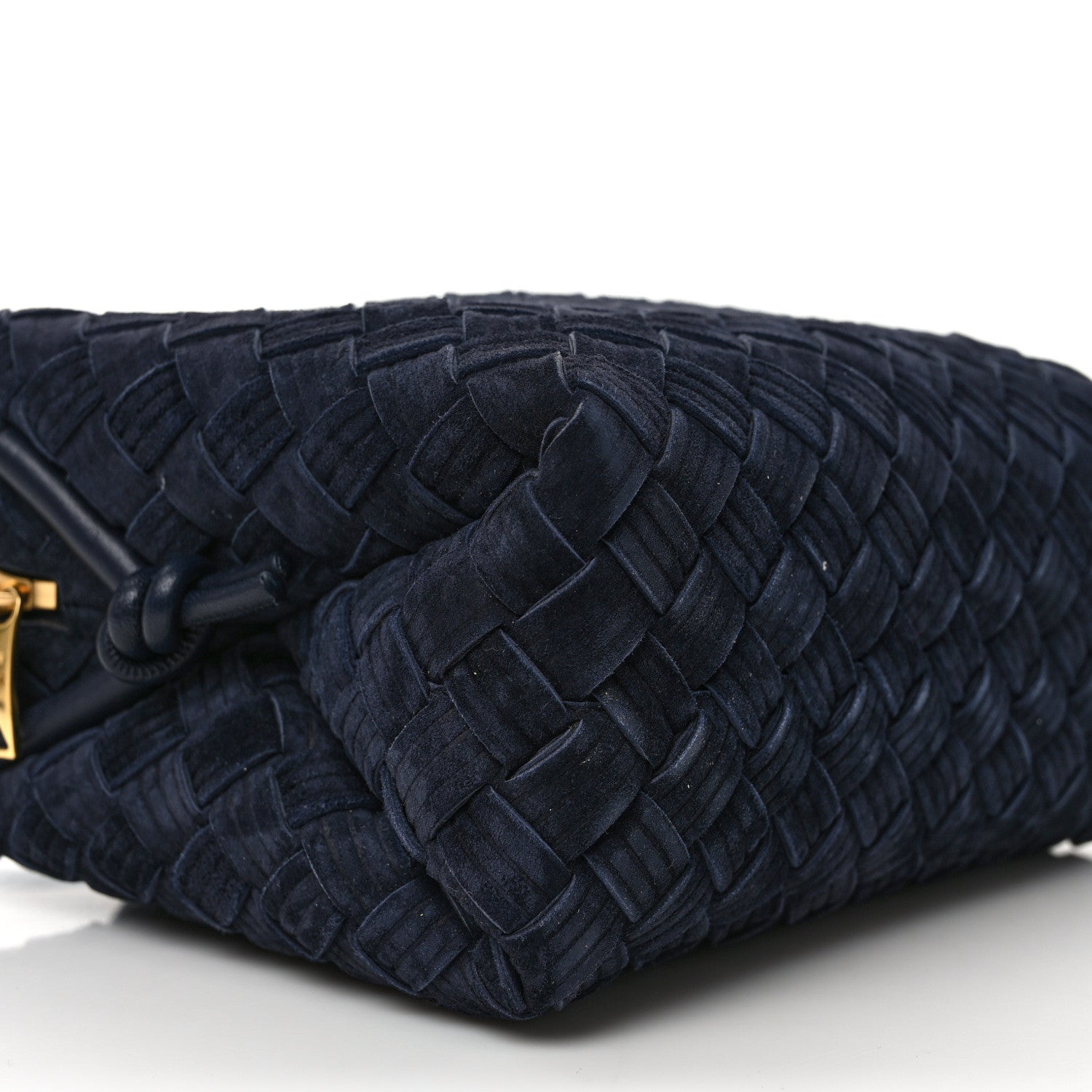 Bottega Veneta Suede Intrecciato Small Loop Camera Bag Space 6 of 7