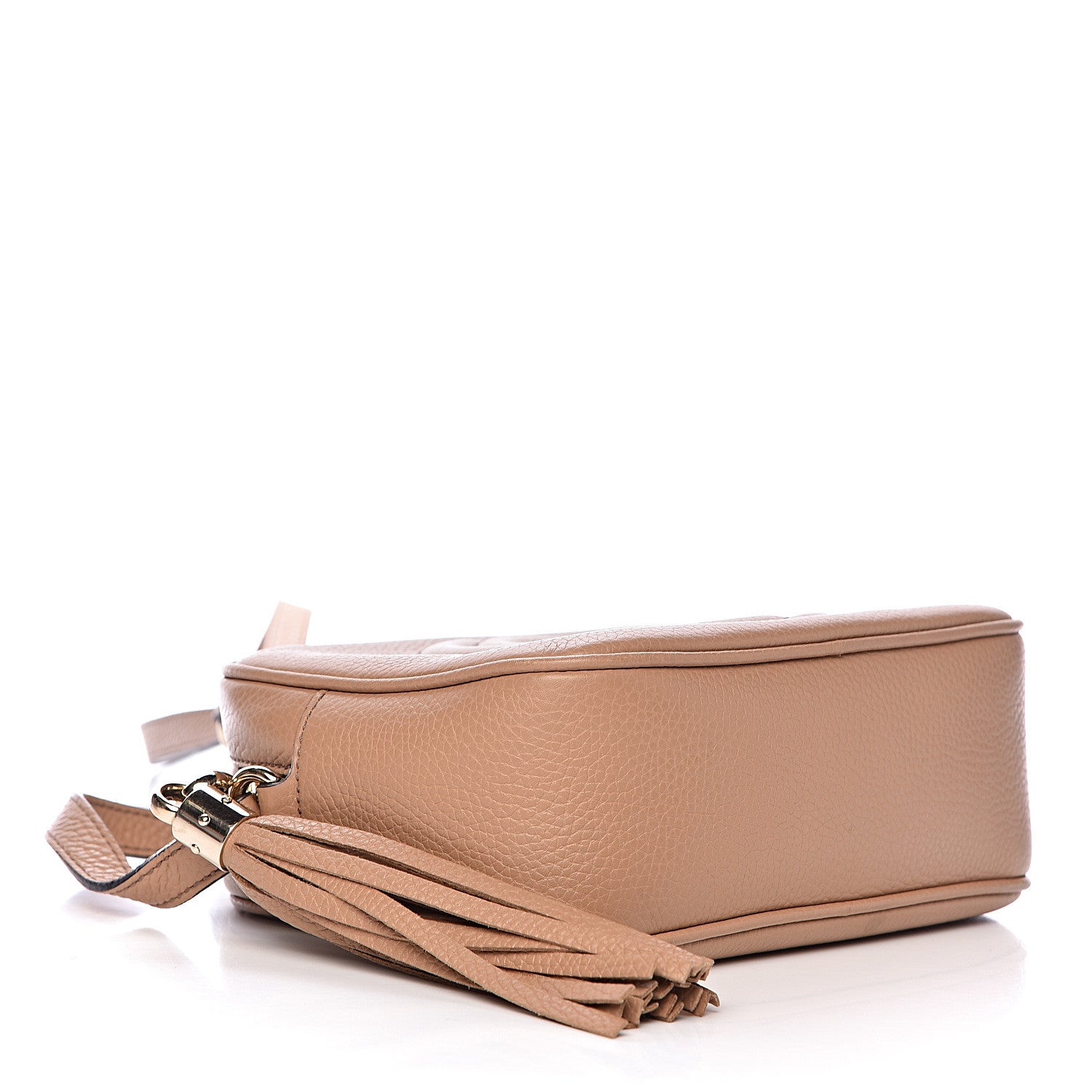 Gucci Pebbled Calfskin Small Soho Disco Bag Camelia 4 of 10