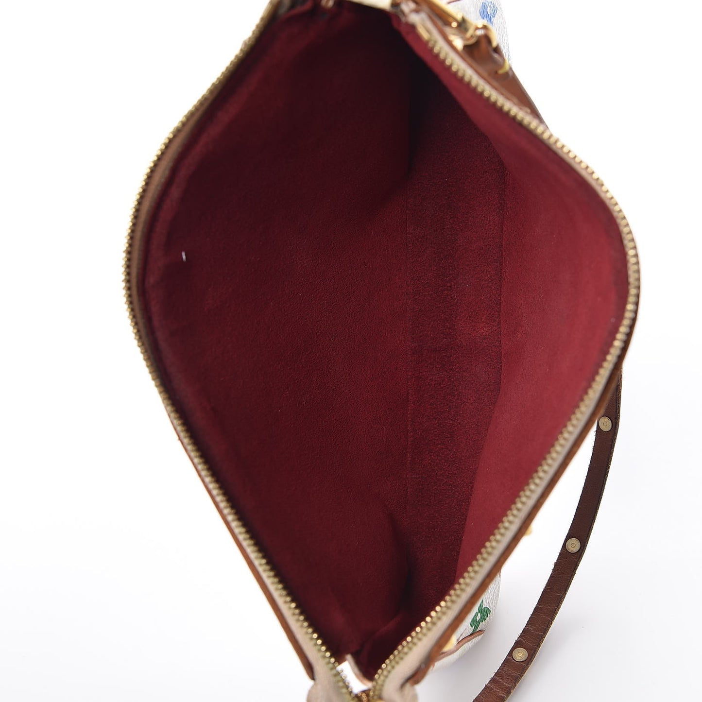 Monogram Multicolor Pochette Accessories White