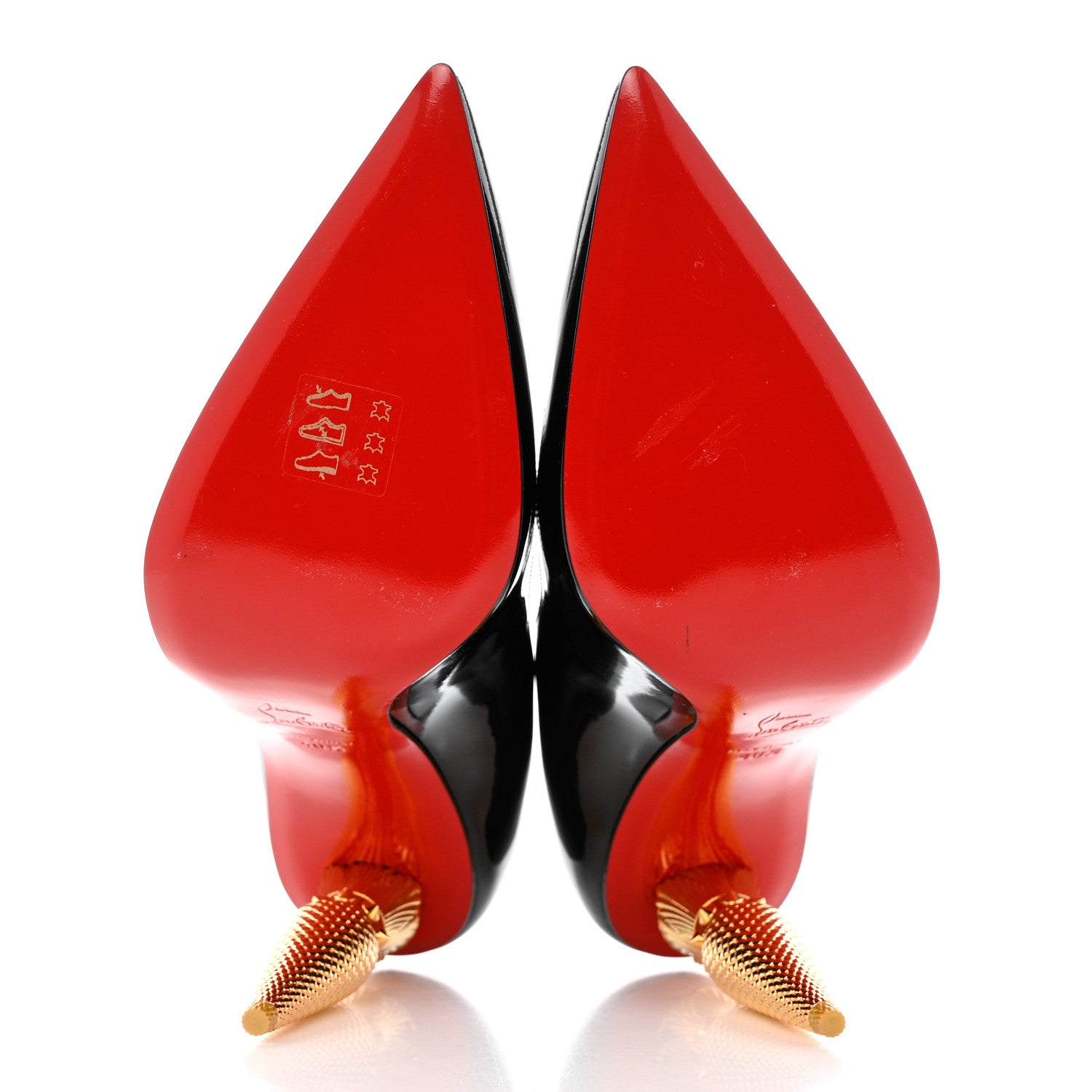 Christian Louboutin Patent Lipchick 100 Pumps 40.5 Black 5 of 9