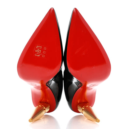 Christian Louboutin Patent Lipchick 100 Pumps 40.5 Black 5 of 9