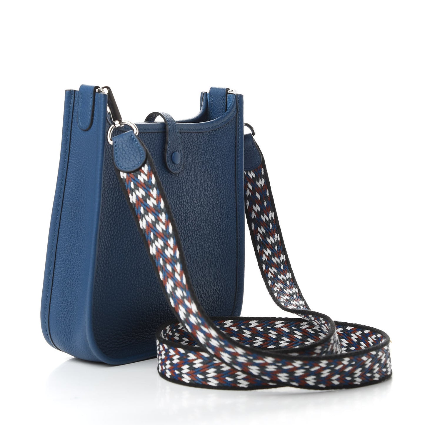 Taurillon Maurice Zigzag Evelyne TPM Deep Bleu Bleu Zellige Indigo Black
