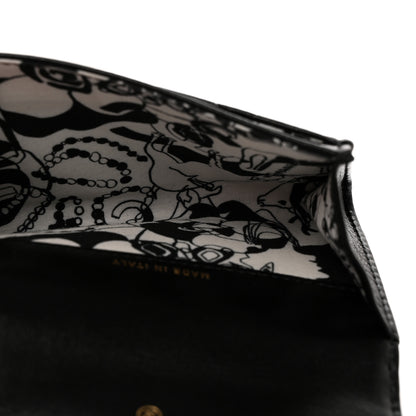 Chanel Lambskin Quilted Flap Card Holder Black 5 of 9