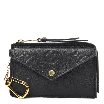 Louis Vuitton Empreinte Recto Verso Card Holder Black 1 of 7