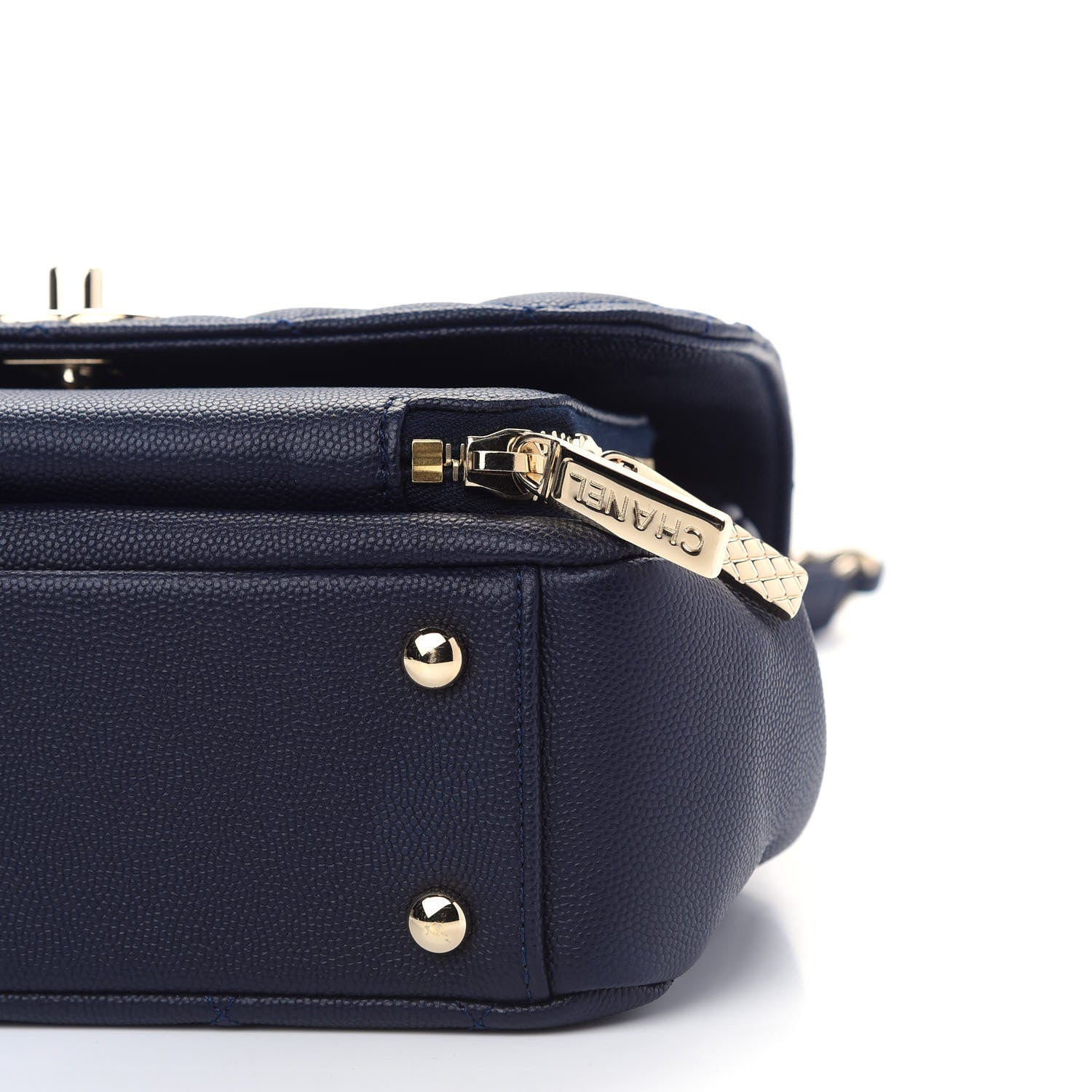 Chanel Caviar Quilted Medium Business Affinity Flap Navy 9 of 11