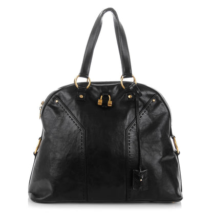 Saint Laurent Calfskin Oversized Muse Black 1 of 8