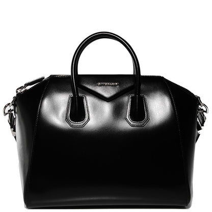 Givenchy Shiny Lord Calfskin Medium Antigona Black 1 of 11