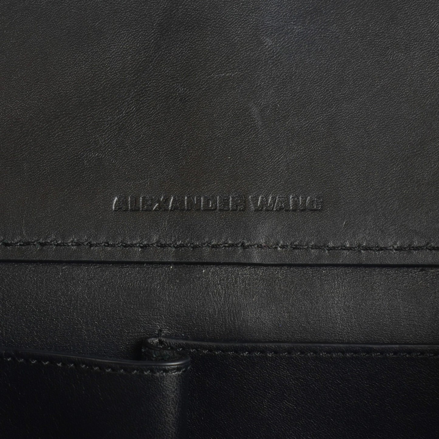 Pebbled Calfskin Prisma Skeletal Tote Black Rose Gold Hardware