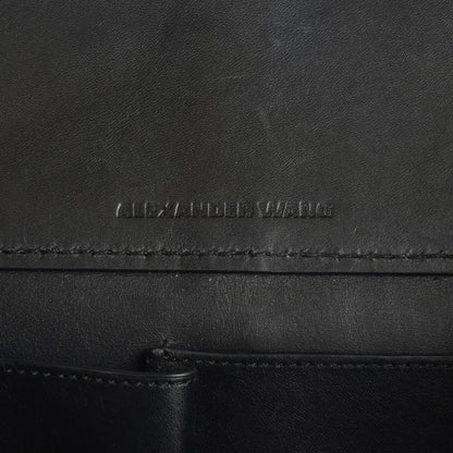 Alexander Wang Pebbled Calfskin Prisma Skeletal Tote Black Rose Gold Hardware 7 of 9