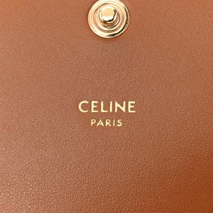Celine Triomphe Canvas Multipochette Tan 6 of 9