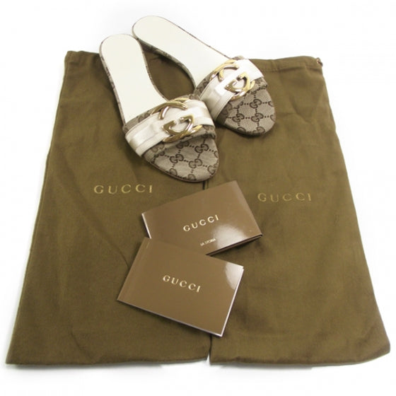 Gucci Monogram Slides 37.5 4 of 8