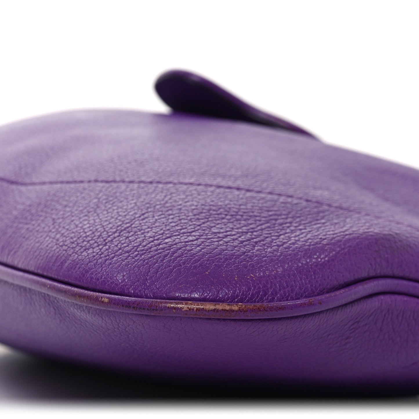 Goatskin Medium Aphrodite Shoulder Bag Shine Purple
