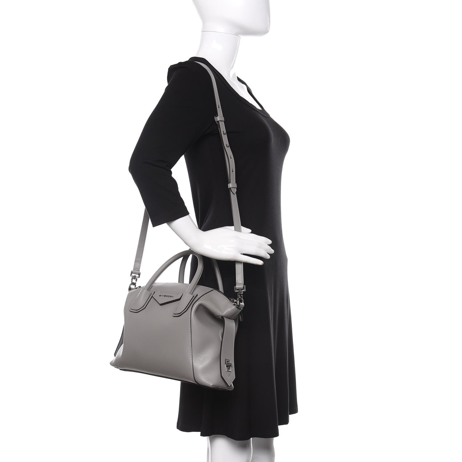 Givenchy Calfskin Small Soft Antigona Pearl Grey 2 of 10