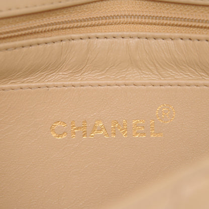 Chanel Lambskin Quilted Small Single Flap Beige 6 of 7