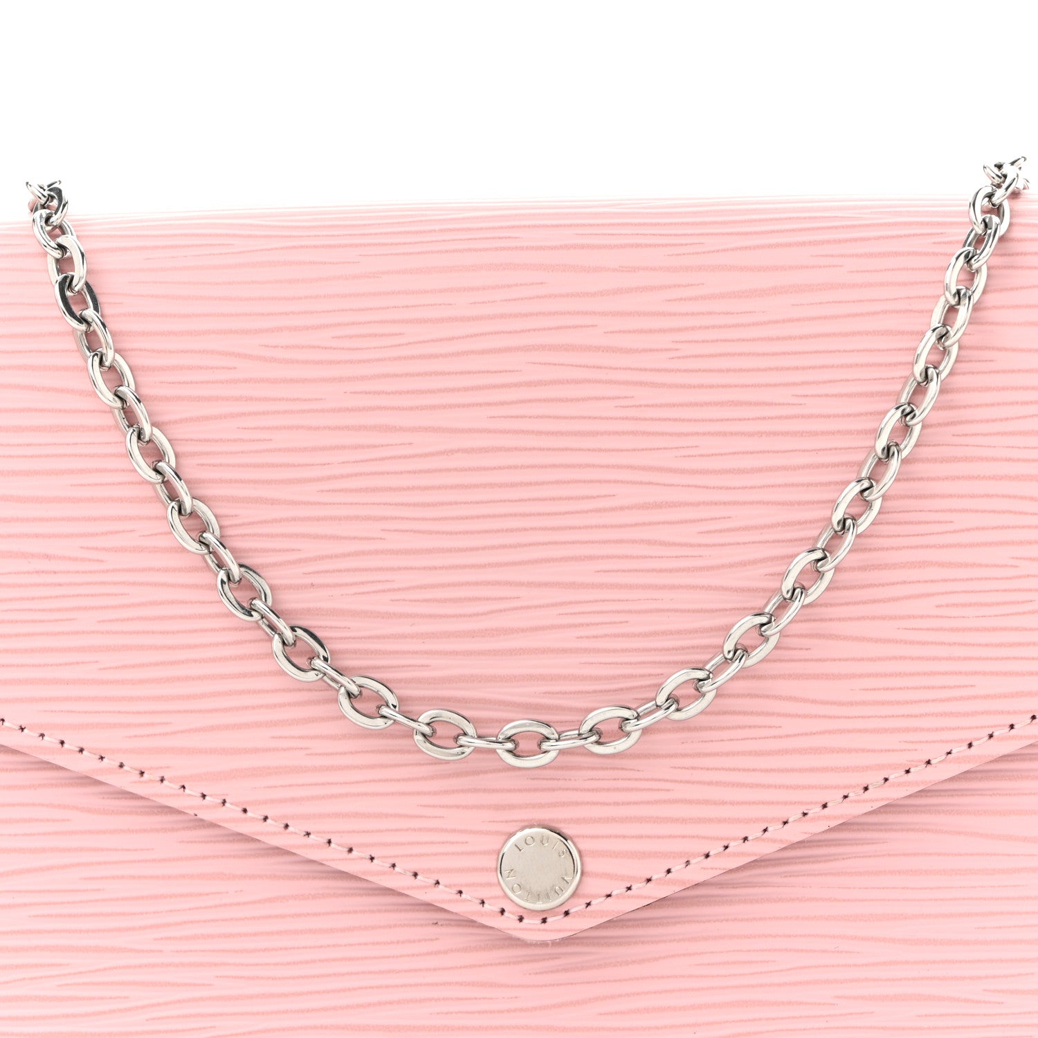 Louis Vuitton Epi Pochette Felicie Rose Ballerine 9 of 12