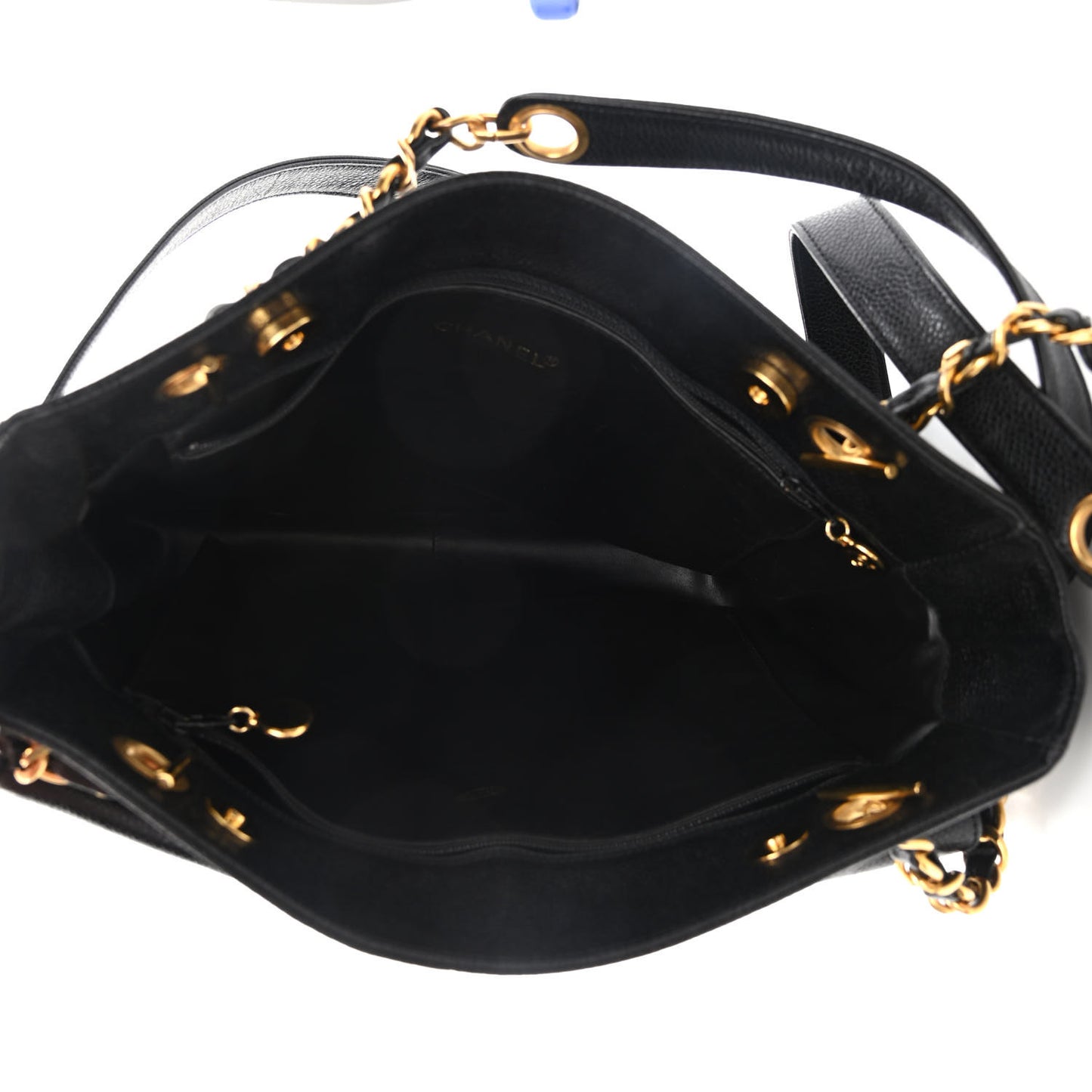 Caviar CC Shoulder Bag Black