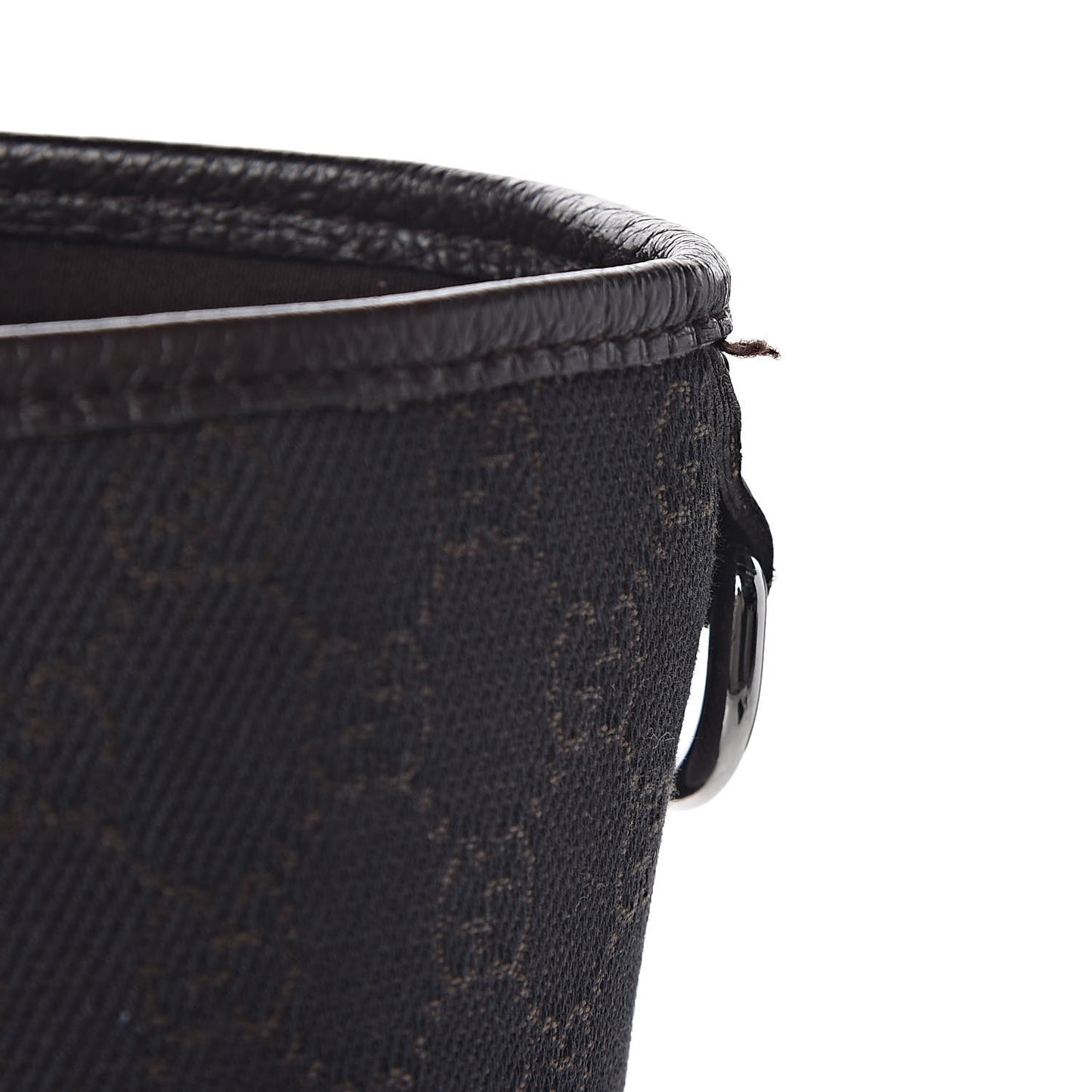 Denim Dollar Calfskin GG Monogram Large Joy Tote Brown