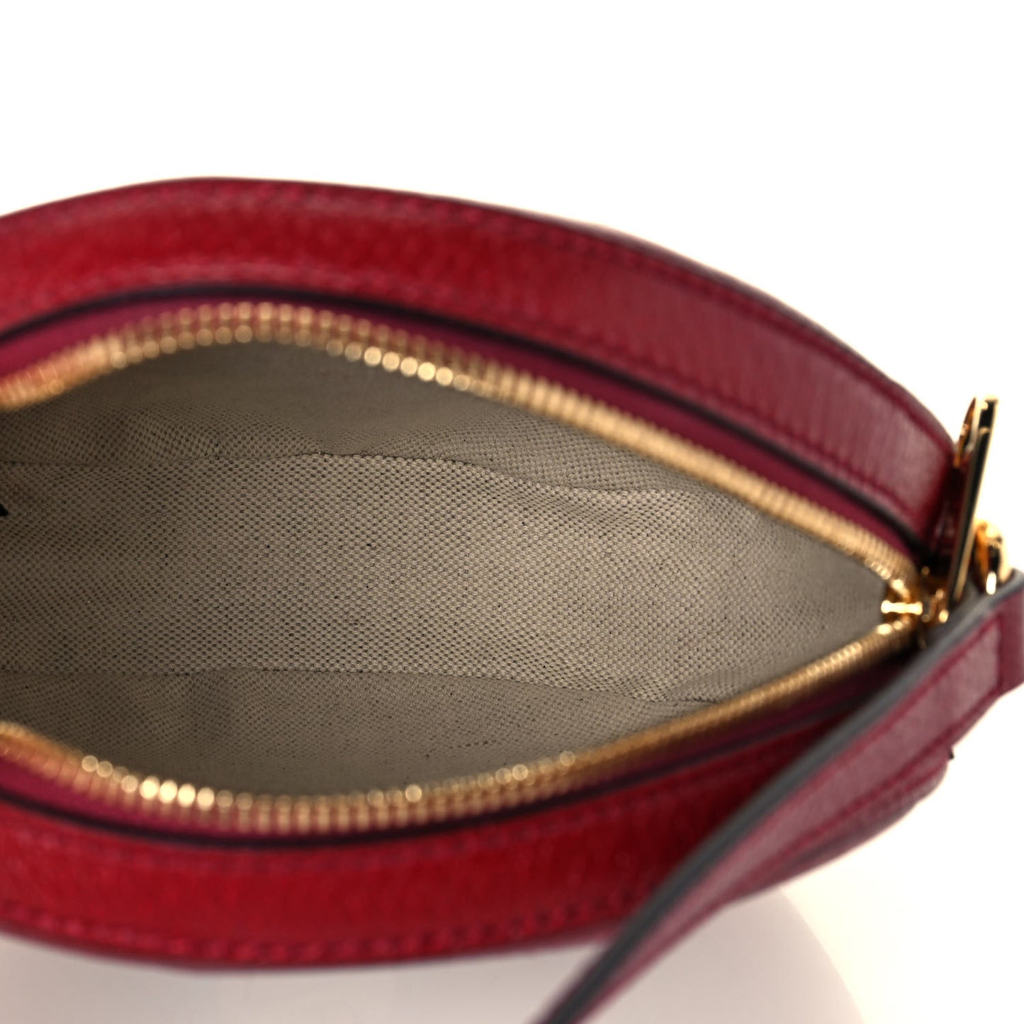 X DORAEMON Mini Vintage GG Supreme Monogram Mini Round Shoulder Bag Beige Cherry Red