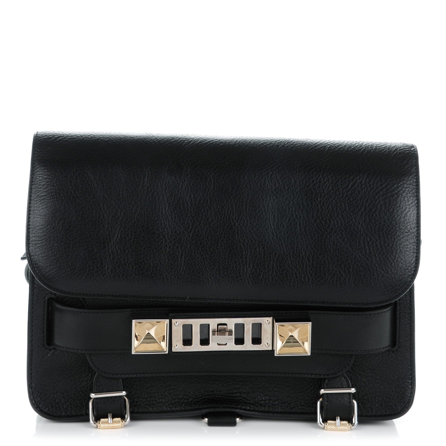 Proenza Schouler Calfskin PS11 Classic Shoulder Bag Black 1 of 9