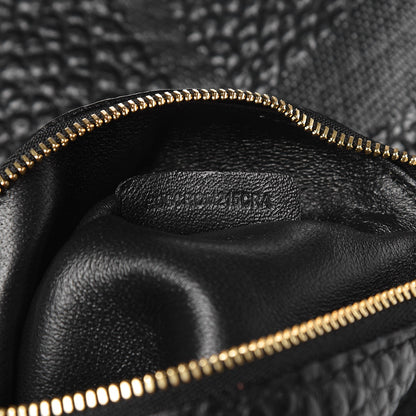 Burberry Signature Grain Calfskin Check Embossed Small Canterbury Tote Black 8 of 11