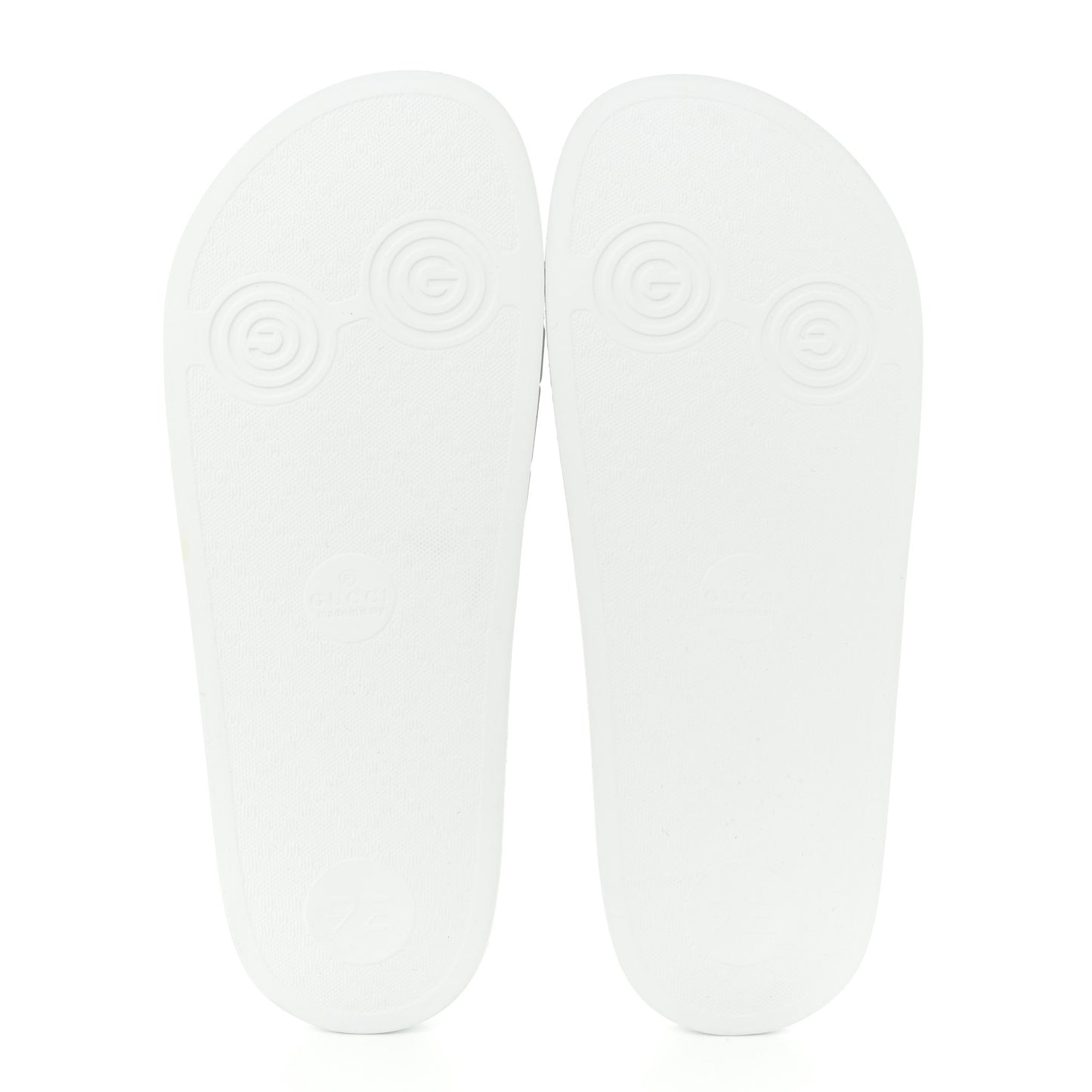 Rubber Web Mens Pool Slide Sandals 7 White Green Red