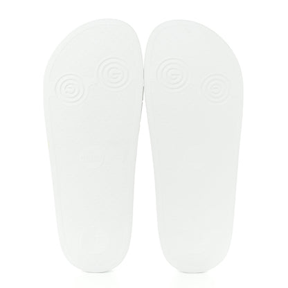 Gucci Rubber Web Mens Pool Slide Sandals 7 White Green Red 5 of 10