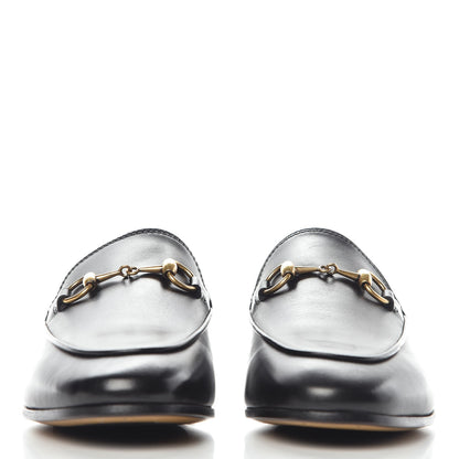 Gucci Calfskin Womens Jordaan Loafers 37 Black 2 of 11