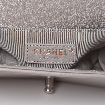 Chanel Caviar Quilted Small Boy Flap Grey 6 of 11