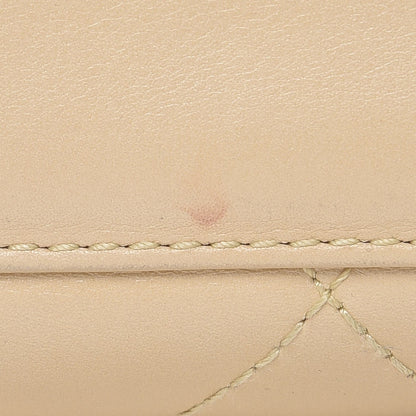 Chanel Lambskin Quilted Bekko Resin Shopper Tote Beige 13 of 14