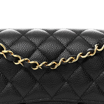 Chanel Caviar Quilted Small Double Flap Black 8 of 12