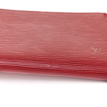 Louis Vuitton Epi Pochette Accessories 24 Castillan Red 10 of 15
