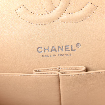 Chanel Caviar Quilted Medium Double Flap Beige 8 of 10
